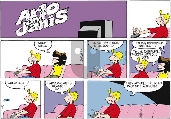 Arlo and Janis on Sunday June 7, 1998 Comic Strip