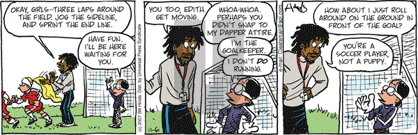Cleats on Wednesday October 15, 2025 Comic Strip