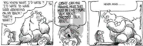 The Grizzwells on Saturday August 16, 2003 Comic Strip