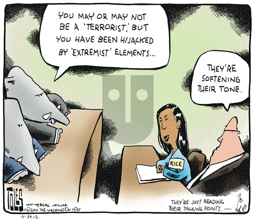 Tom Toles on Thursday November 29, 2012 Comic Strip