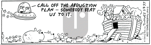 Frank and Ernest on Friday January 3, 1997 Comic Strip