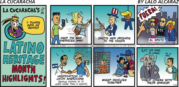 La Cucaracha on Sunday September 30, 2018 Comic Strip