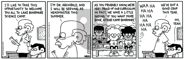 FoxTrot on Monday June 30, 1997 Comic Strip