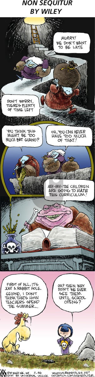 Non Sequitur on Sunday July 26, 2015 Comic Strip
