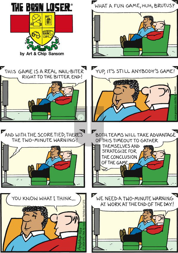 The Born Loser on Sunday November 17, 2024 Comic Strip