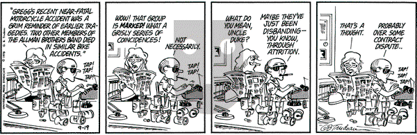 Doonesbury on Friday September 19, 1975 Comic Strip