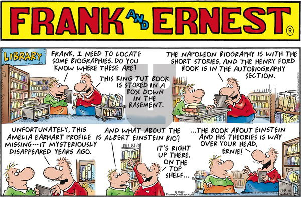 Frank and Ernest on Sunday November 8, 2020 Comic Strip