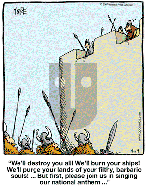 In the Bleachers on Wednesday September 19, 2007 Comic Strip