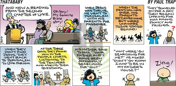 Thatababy - Sunday January 8, 2012 Comic Strip