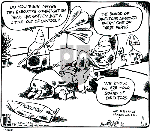 Tom Toles on Thursday December 26, 2002 Comic Strip