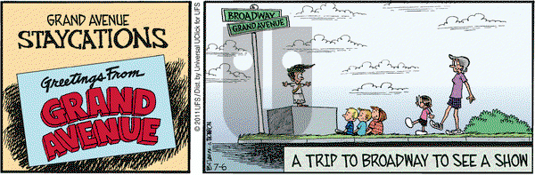 Grand Avenue on Wednesday July 6, 2011 Comic Strip