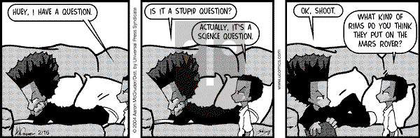 The Boondocks on Monday September 19, 2011 Comic Strip