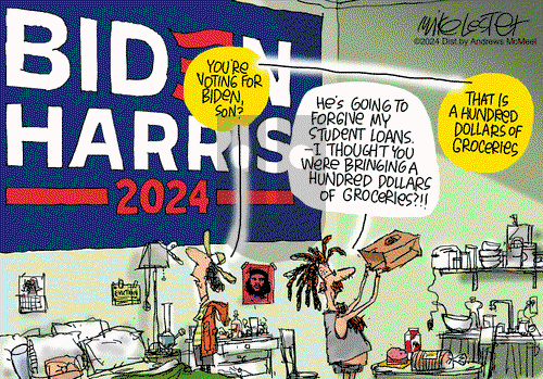Mike Lester - Monday April 8, 2024 Comic Strip