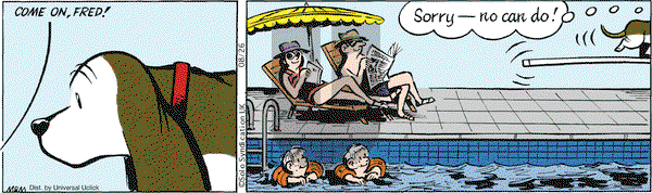 Fred Basset on Wednesday August 26, 2015 Comic Strip