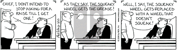The Born Loser on Thursday March 23, 2006 Comic Strip