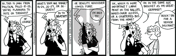 Clear Blue Water on Thursday November 2, 2006 Comic Strip