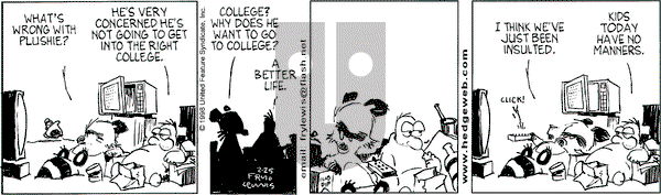 Over the Hedge on Wednesday February 25, 1998 Comic Strip