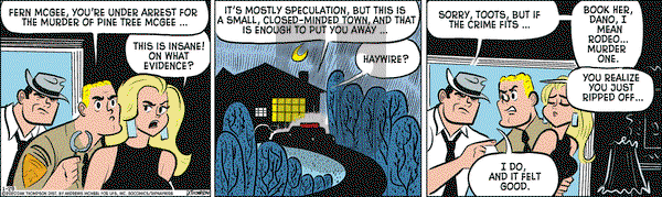 Rip Haywire on Wednesday January 29, 2020 Comic Strip