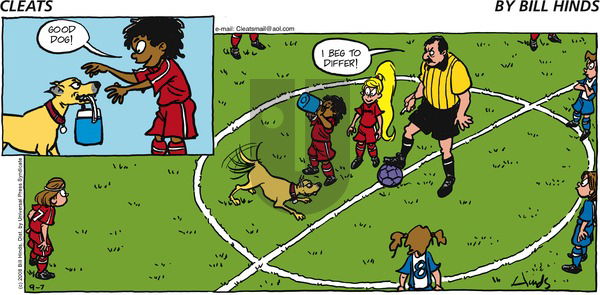Cleats on Sunday September 7, 2008 Comic Strip