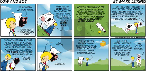 Cow and Boy Classics on Sunday May 6, 2007 Comic Strip