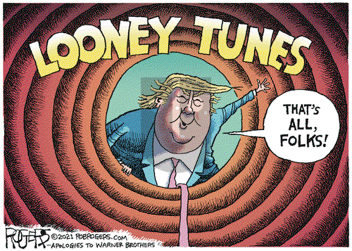 Rob Rogers on Wednesday January 20, 2021 Comic Strip