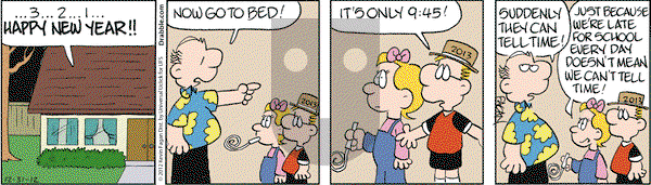 Drabble on Monday December 31, 2012 Comic Strip