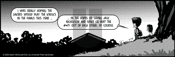 The Boondocks on Monday December 20, 2010 Comic Strip