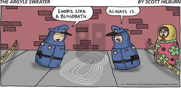 The Argyle Sweater on Sunday April 7, 2019 Comic Strip