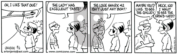 Arlo and Janis on Tuesday March 2, 1999 Comic Strip