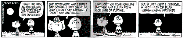 Peanuts - Monday July 21, 1969 Comic Strip