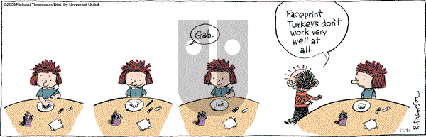 Cul de Sac on Saturday November 14, 2009 Comic Strip