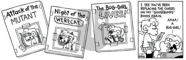 FoxTrot on Thursday February 20, 1997 Comic Strip