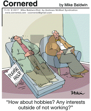 Cornered on Wednesday November 15, 2017 Comic Strip