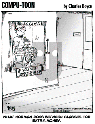 Compu-toon on Wednesday August 10, 2011 Comic Strip