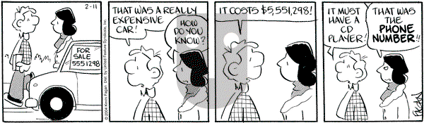 Drabble on Wednesday February 11, 2004 Comic Strip