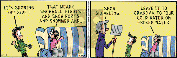 Grand Avenue on Monday November 12, 2018 Comic Strip