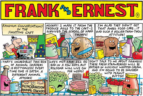 Frank and Ernest on Wednesday March 1, 2006 Comic Strip
