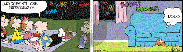 Drabble on Friday July 4, 2014 Comic Strip