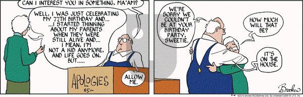 9 Chickweed Lane on Friday March 6, 2015 Comic Strip