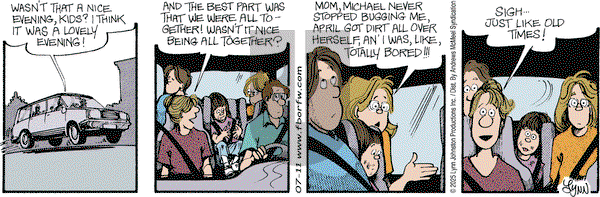 For Better or For Worse on Friday July 11, 2025 Comic Strip