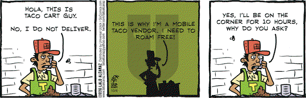 La Cucaracha on Saturday October 8, 2016 Comic Strip