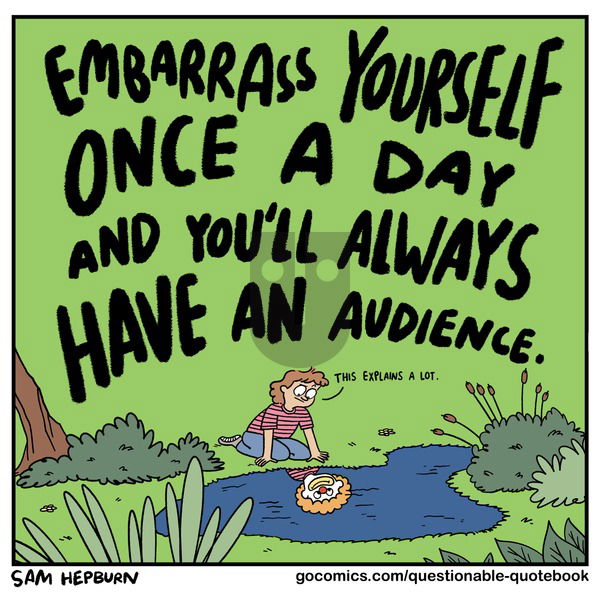 Questionable Quotebook on Sunday March 16, 2025 Comic Strip