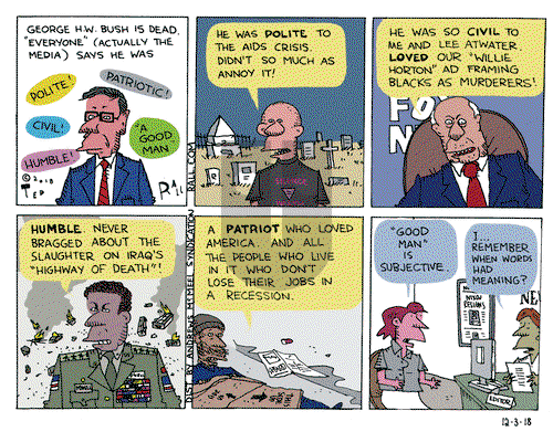 Ted Rall on Monday December 3, 2018 Comic Strip