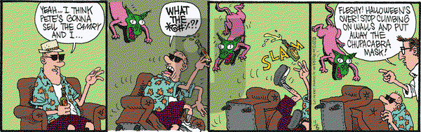 Monty on Tuesday November 5, 2013 Comic Strip