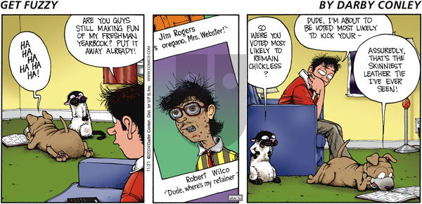 Get Fuzzy on Sunday January 16, 2005 Comic Strip
