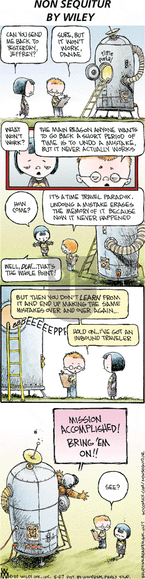 Non Sequitur on Sunday May 27, 2007 Comic Strip