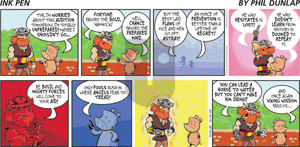 Ink Pen - Sunday December 14, 2008 Comic Strip