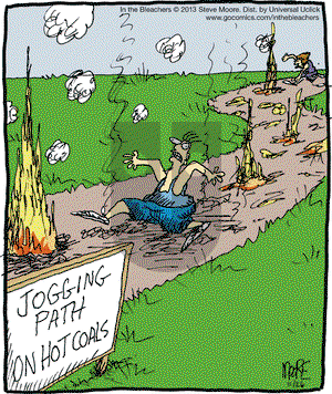 In the Bleachers on Tuesday November 26, 2013 Comic Strip
