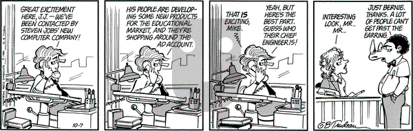 Doonesbury - Monday October 7, 1985 Comic Strip