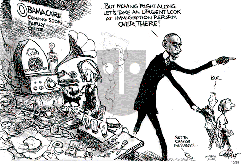 Pat Oliphant on Tuesday October 29, 2013 Comic Strip